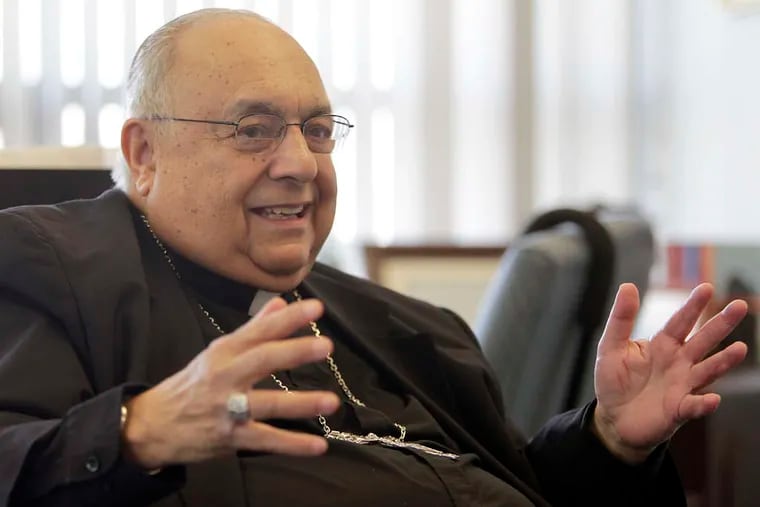 Bishop Joseph A. Galante likened the process of closing or merging nearly half the 124 parishes in his diocese to the quick sting of "pulling off a Band-Aid."