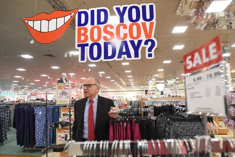 Jim Boscov,  CEO of Boscov's, is the public face of what has become the largest family-owned department store chain in the country. He regularly visits the Reading-based company's 49 stores, such as this one at the Reading Mall in Exeter Township.