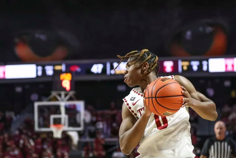 Temple guard Khalif Battle, seen here inside the Liacouras Center, scored a team-high 26 points in a 61-49 loss to Richmond in the Owls' final game of the Empire Classic at the Barclays Center in Brooklyn.