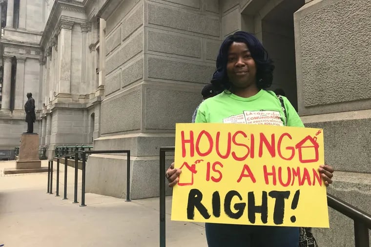 In 2018, Angelita Ellison testified before City Council members about the difficulty of finding affordable housing in Point Breeze. Things haven't improved much since then, write two local teenagers. JULIA TERRUSO / Staff