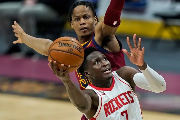 Victor Oladipo, right, could help catapult the Sixers beyond the Eastern Conference finals.