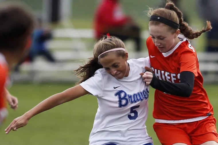 Olivia McMillan scored one goal in Cherokee's 4-1 victory over Camden Catholic.