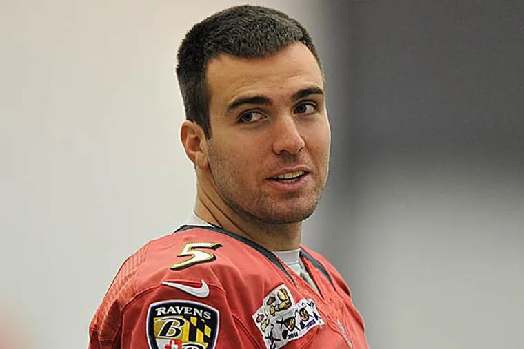 Joe Flacco is the first quarterback since the 1970 AFL-NFL merger to make the playoffs in each of his first 5 years. (Gail Burton/AP)