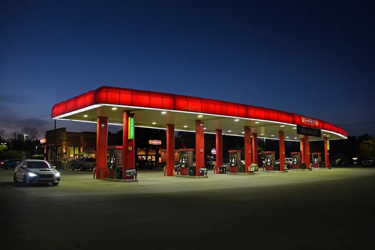 A Sheetz convenience store and gas station near Carlisle in 2020. Sheetz is headquartered in Altoona and has stores in central and Western Pennsylvania.