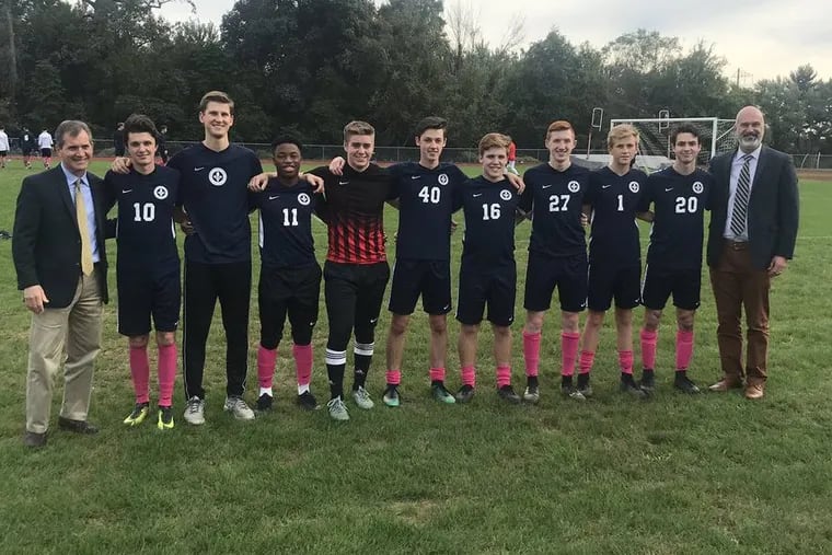 The Holy Ghost Prep boys' soccer team beat Phoenixville, 4-2, on Monday.