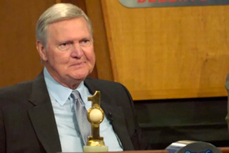With the league&#0039;s worst record - and its worst luck - Memphis Grizzlies president Jerry West is awarded the fourth pick. He had a 25 percent chance of ending up with No. 1. Story, D6.