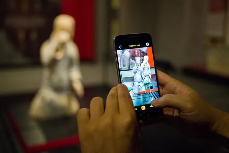 The Franklin Institute is using augmented reality technology for its current exhibition on the Terracotta Warriors.