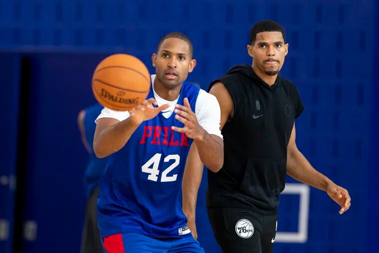 Al Horford and Tobias Harris are expected to be key parts of the Sixers' defense.