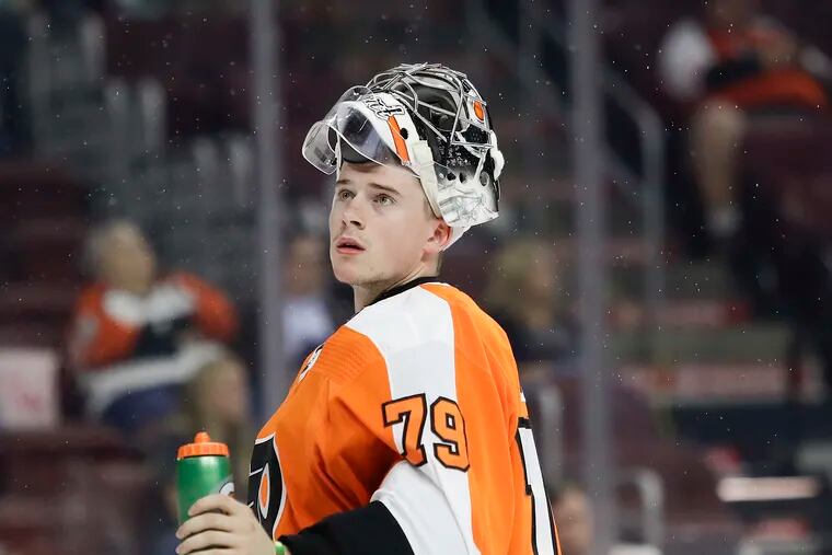 The Flyers called up goaltender Carter Hart Monday in the midst of Dave Hakstol's ouster from the team.