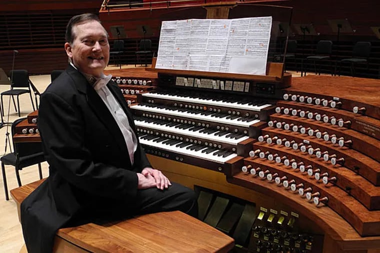 Philadelphia Orchestra organist Michael Stairs. (DOUG BLACKMAN)