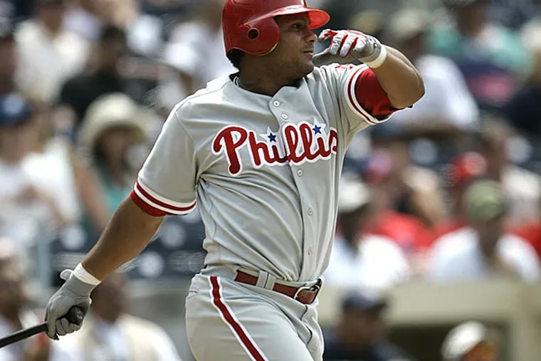 The Phillies have signed outfielder Bobby Abreu to a minor-league deal. (AP file photo)