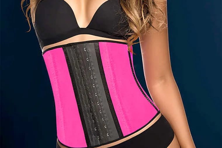 Similar to the Workout Band ($54.99) sold by HourglassAngel.com, a workout corset like this will support long-term slimming and help you lose inches through the science of compression. Ideal for the gym, the latex lining stimulates thermal activity and perspiration, mobilizing fat and toxins. You will see results as soon as you put it on. For a more traditional, everyday waist trainer, the AMIA Cincher is your go to garment. It sculpts inches from your midsection and enhances your curves while increasing thermal activity in your core.