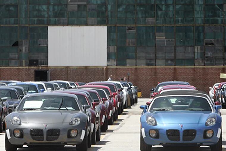 The General Motors plant in Wilmington, Del. will close as a part of GM's bankruptcy restructuring. (Bonnie Weller / Staff Photographer)