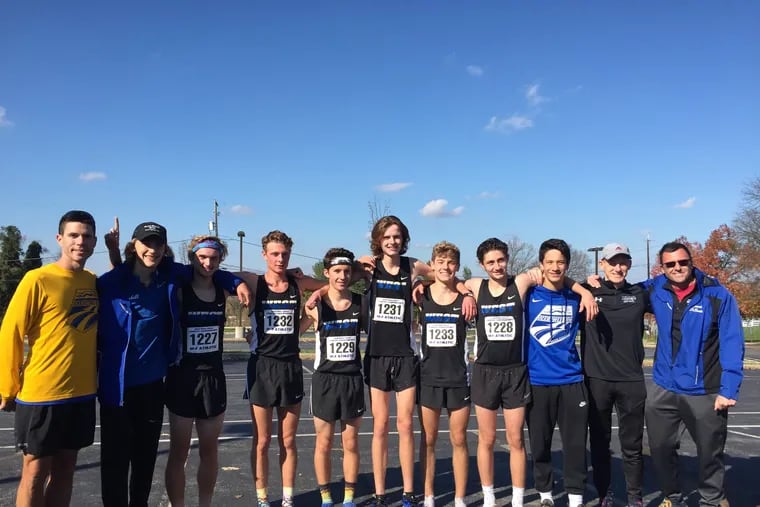 The Downingtown West boys' cross-country team won the PIAA Class 3A championship on Saturday.