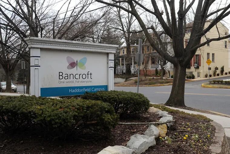 Bancroft’s 19-acre campus in Haddonfield sits in a residential neighborhood with homes nearby. (CLEM MURRAY / Staff Photographer)