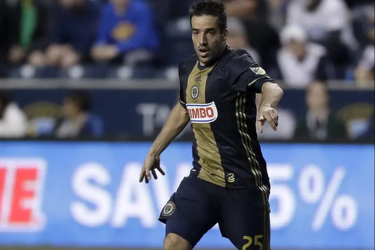 Union midfielder Ilsinho, shown in a May game, scored the first goal Wednesday night.