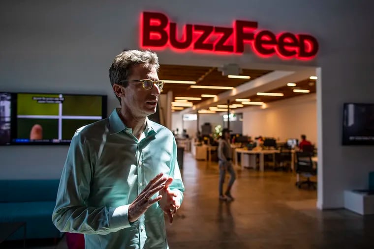 BuzzFeed CEO Jonah Peretti, seen here in 2019 in Los Angeles. Peretti announced to staff on Thrusday that BuzzFeed News is being shut down.
