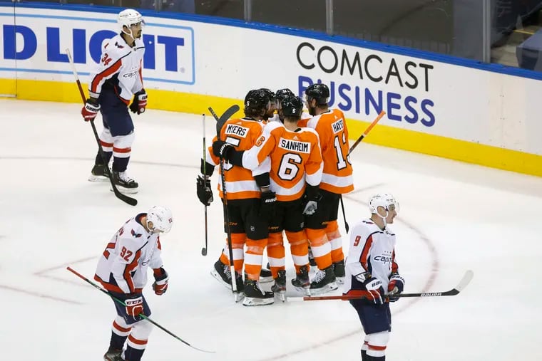 The Flyers handled the Capitals on Saturday to finish off a 3-0-0 round robin performance.
