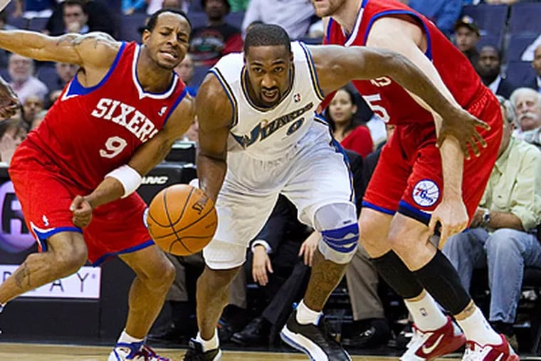 The Wizards traded Gilbert Arenas to the Orlando Magic on Saturday. (AP Photo/Evan Vucci)