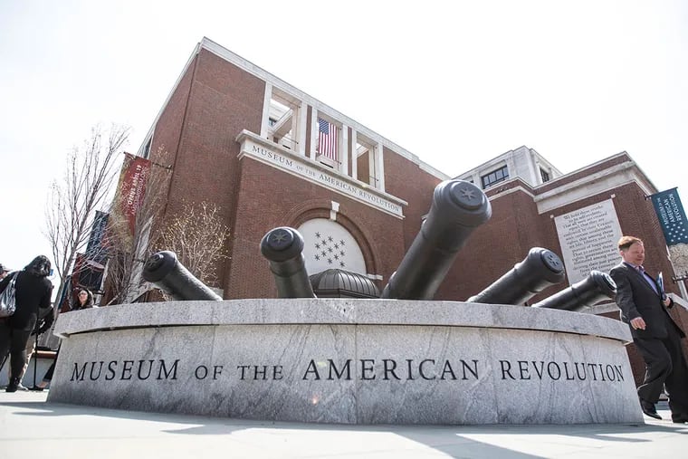 The exterior of Museum of the American Revolution at the corner of Chestnut and 3rd Street.