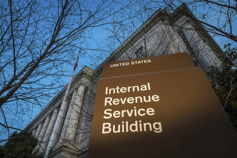 This April 13, 2014 file photo shows the headquarters of the Internal Revenue Service (IRS) in Washington.