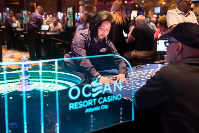 Cynthia Chou, a table games dealer, works at Ocean Resort Casino.