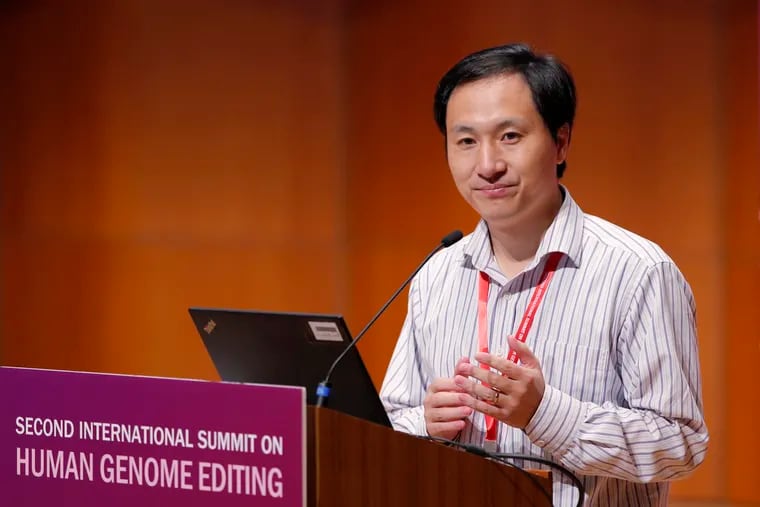 He Jiankui, a Chinese researcher, made his first public comments Wednesday about his claim to have helped make the world's first gene-edited babies.