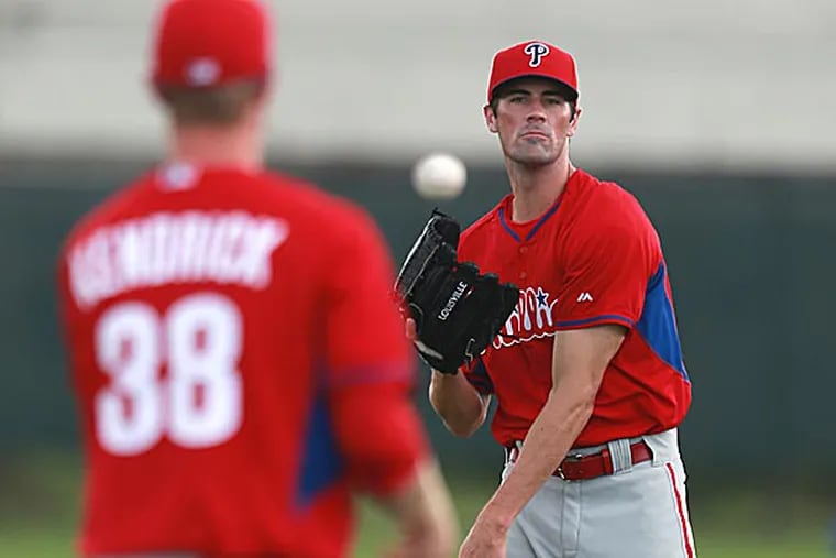 Phillies left-handed pitcher Cole Hamels. (David Swanson/Staff Photographer)