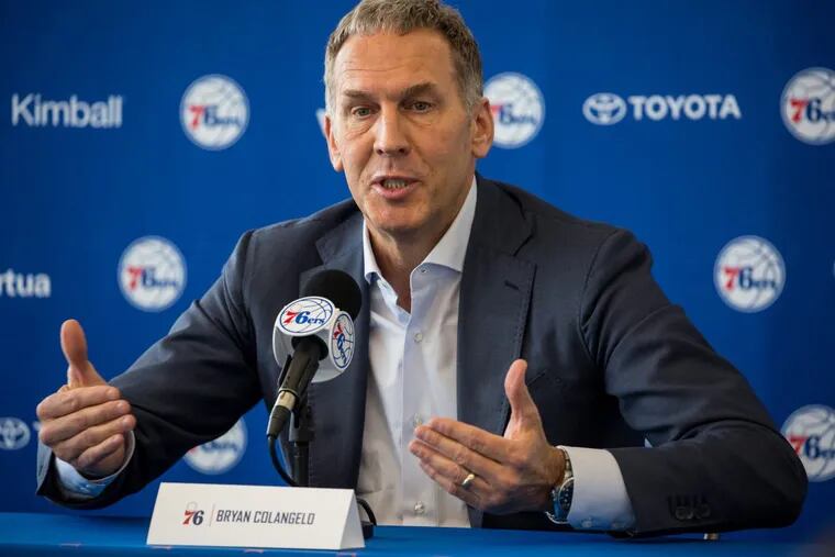 Bryan Colangelo is in the midst of a scandal after a story broke that linked him to a series of Twitter accounts that share critical opinions of current and former Sixers players.