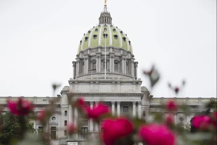 The Pennsylvania Capitol building in Harrisburg, home of the state Supreme Court.