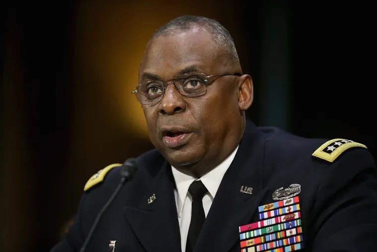 Gen. Lloyd Austin III, commander of U.S. Central Command, testifies before the Senate Armed Services Committee on Capitol Hill Sept. 16, 2015, in Washington, D.C. Austin is President-elect Joe Biden's choice to head the Pentagon.