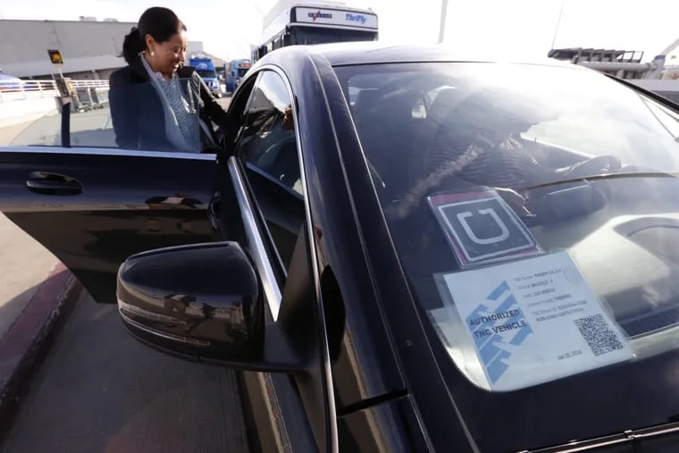 Uber drivers have begun offering a new service in Philadelphia.