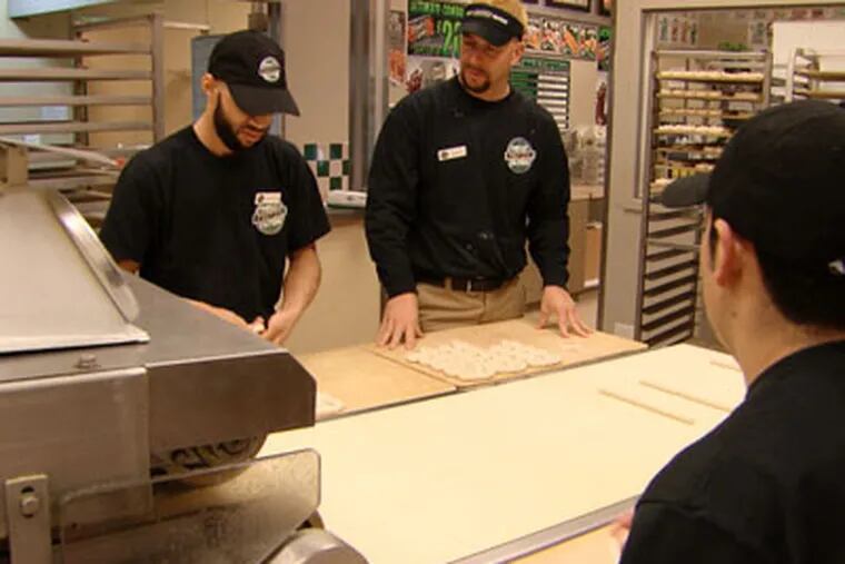 Undercover with Philly pretzel boss