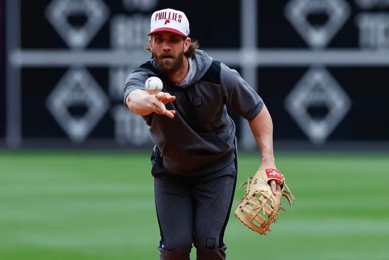 Bryce Harper told the Phillies he would "do whatever’s good for the club." They decided that meant him playing first base full-time.
