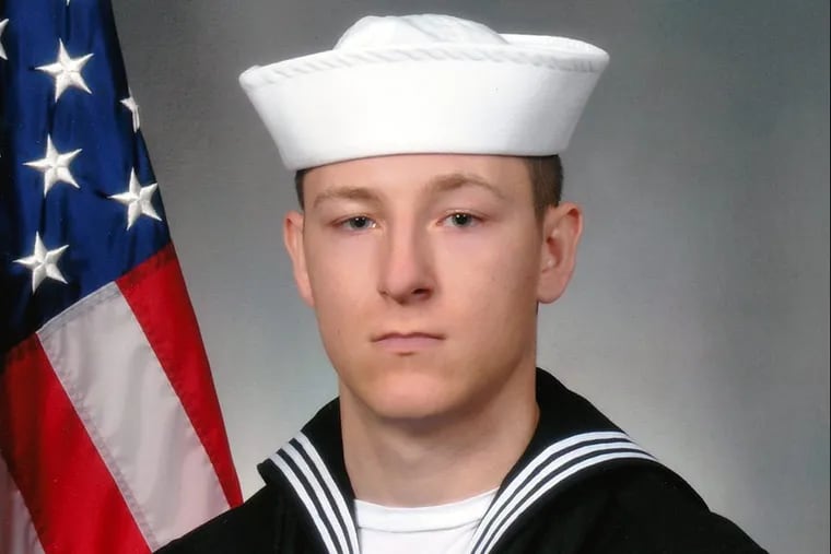 U.S. Navy file photo of Electronics Technician 3rd Class Kenneth Aaron Smith, 22, from Cherry Hill, New Jersey, who was stationed aboard USS John S. McCain when it collided with the Liberian-flagged merchant vessel Alnic MC, Aug. 21. Smith’s remains were recovered by U.S. Navy and Marine Corps divers.
