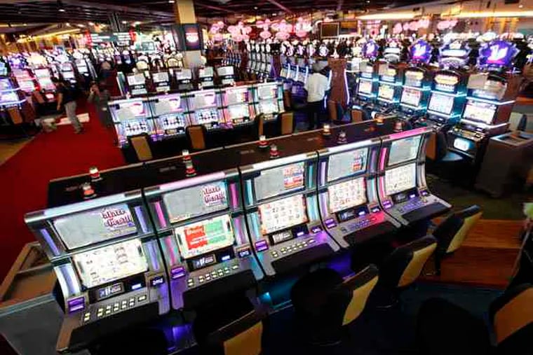 Shown is an interior view of the gaming floor at  the SugarHouse Casino, Philadelphia's only casino so-far. It opened on for Sept. 23, 2010. (AP Photo/Matt Rourke)