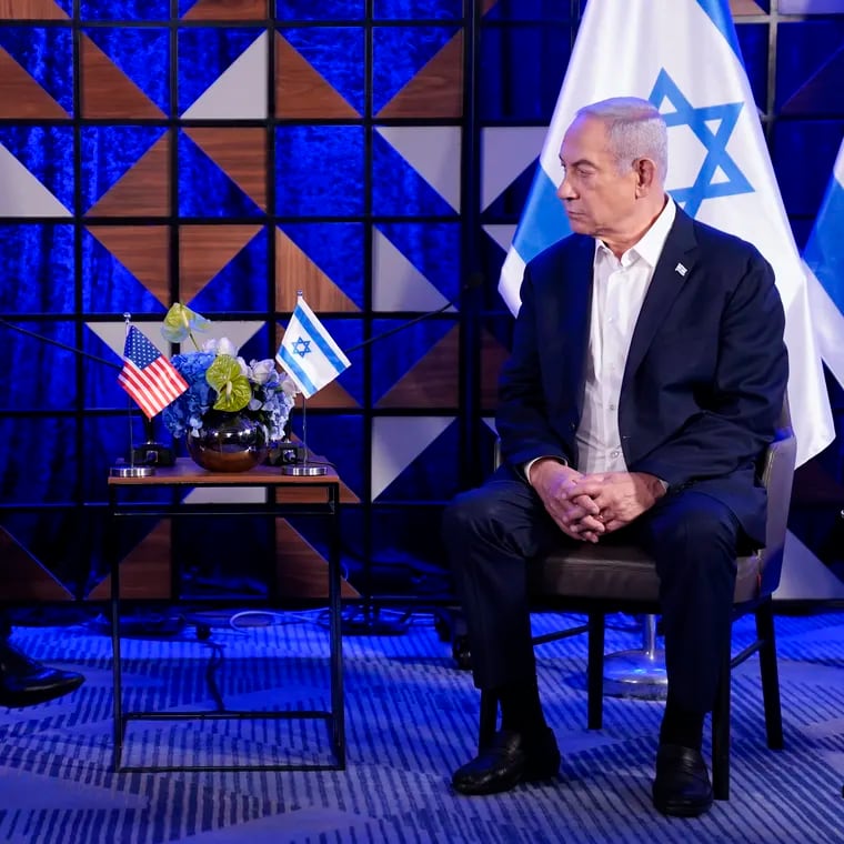 President Joe Biden meets with Israeli Prime Minister Benjamin Netanyahu in Tel Aviv, Israel, on Oct. 18. Many Black Americans see themselves and their ancestors in the plight of the Palestinians, Solomon Jones writes.