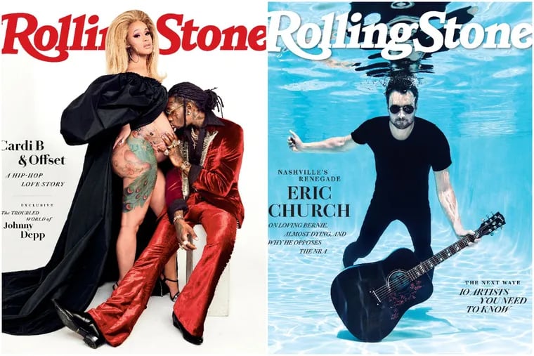Rolling Stone's cover of Cardi B and Offset and Eric Church (Rolling Stone)