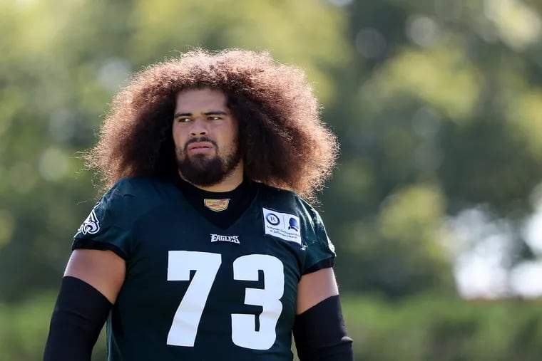 After a bad game in Atlanta, Eagles guard Isaac Seumalo said he plans to come out Sunday against the Lions and play with his hair on fire.