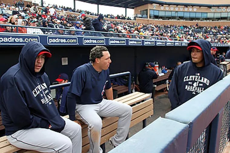 Carlos Rivero (right) was claimed off waivers by the Nationals. (Lenny Ignelzi/AP file photo)