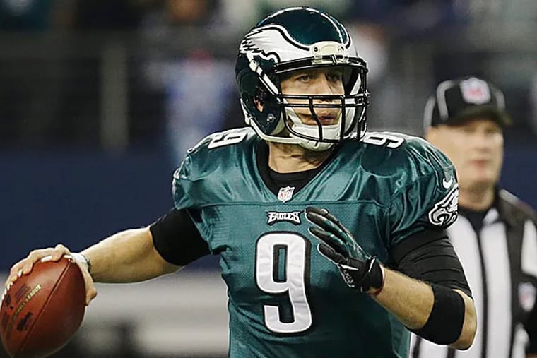 Eagles quarterback Nick Foles. (Tim Sharp/AP)