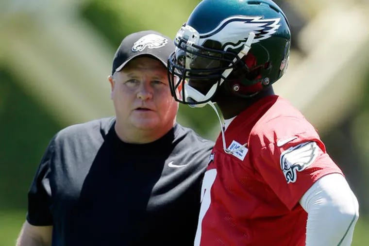 Michael Vick wants to start, and that's not going to happen in Philadelphia