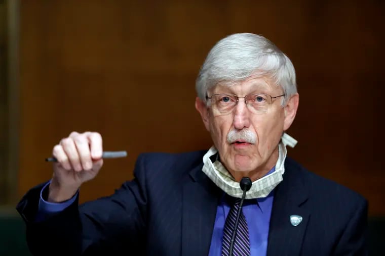 National Institutes of Health Director Francis Collins spoke about the coronavirus at a May 7 U.S. Senate committee hearing. He is winning the Templeton Prize for his leadership in science and religion.