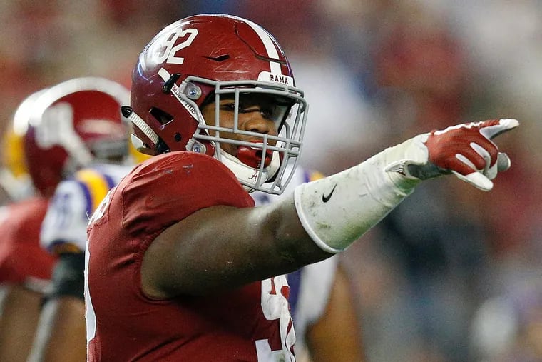 Quinnen Williams projects as a top-five draft pick.