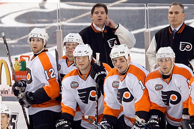 The Flyers fell to the Bruins in overtime of the 2010 Winter Classic at Fenway Park. (Charles Krupa/AP file photo)