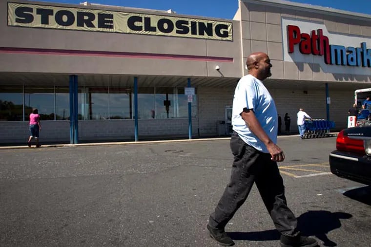 Dave McGahee, 58, has been coming to this grocery store since he was a kid with his mother. The Pathmark grocery store at 2881 Mt Ephraim in Camden, NJ closes on Friday, September 6, 2013. ( ALEJANDRO A. ALVAREZ / STAFF PHOTOGRAPHER )