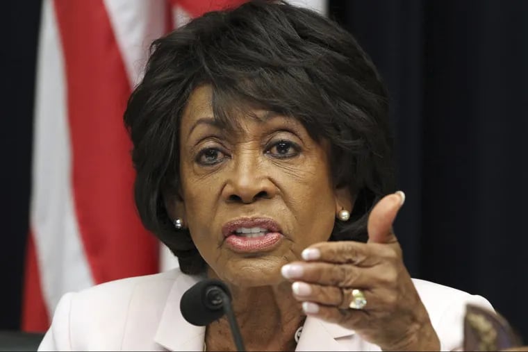 House Financial Services Committee ranking member Rep. Maxine Waters, D-Calif., asks a question of Housing and Urban Development Secretary Ben Carson, during a hearing Wednesday, June 27, 2018, on Capitol Hill in Washington.