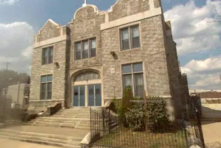 The school at St. Hugh of Cluny parish on West Tioga Street in the Fairhill section of the city is one of seven area Catholic schools slated for closure. (Google StreetView)