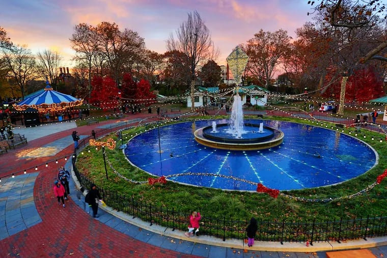 Franklin Square opens its dazzling holiday light show on November 19.