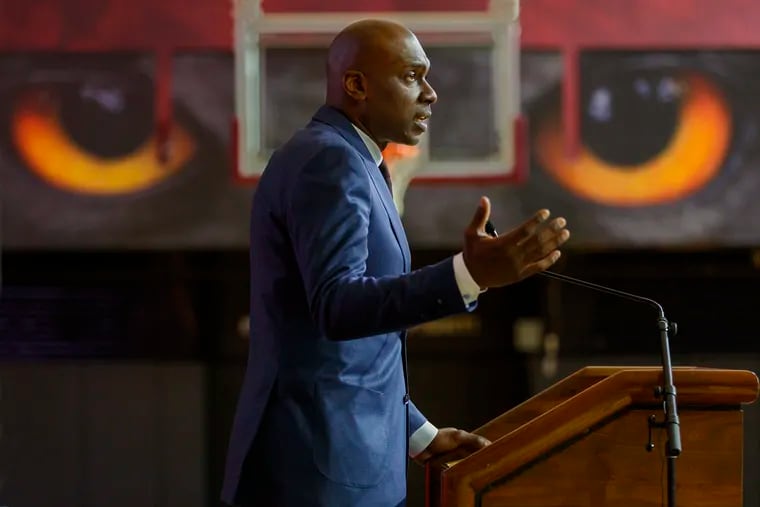 The eyes of Temple Nation are fixed on Aaron McKie, who was officially introduced as Temple's newest men's basketball coach in a ceremony at McGonigle Hall on April 2, 2019.